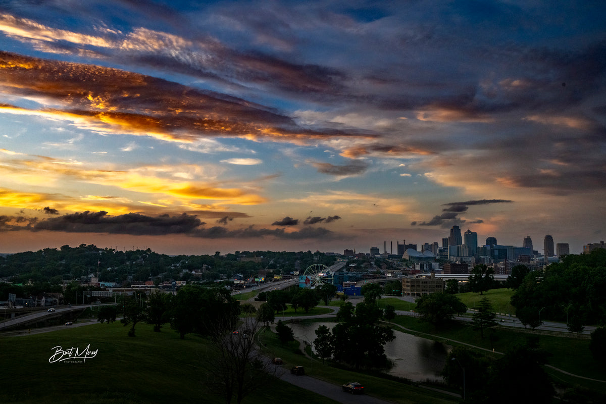 KC at dusk in summer