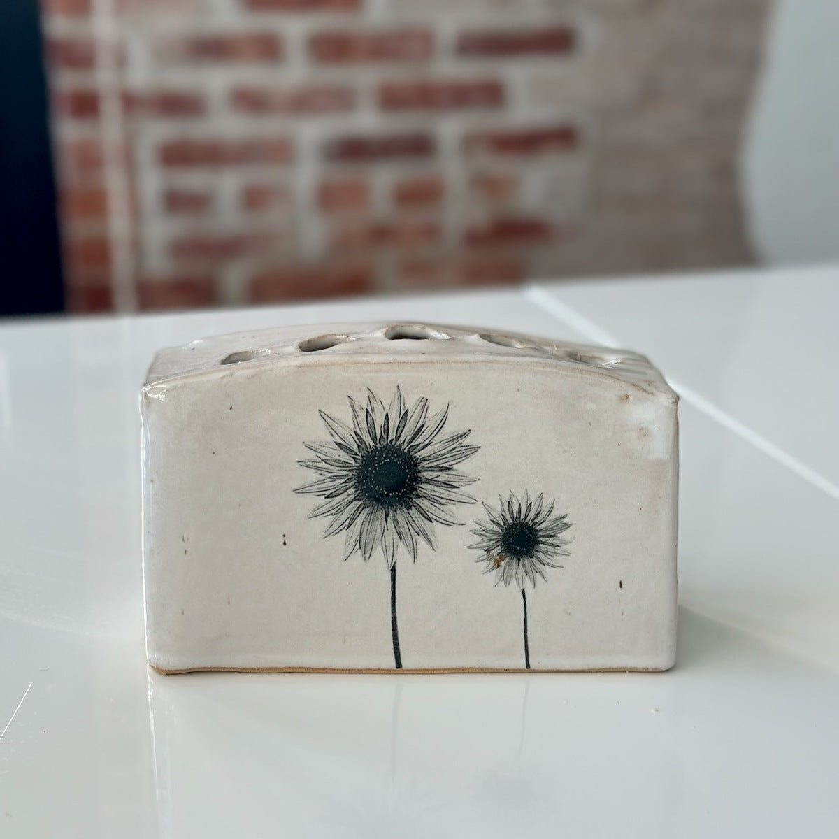 Flower Brick with Sunflowers
