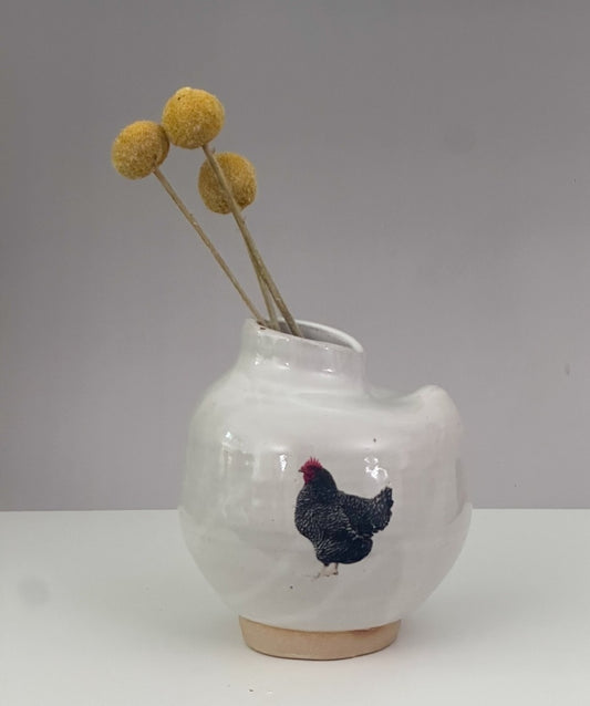 Chicken Vase, color
