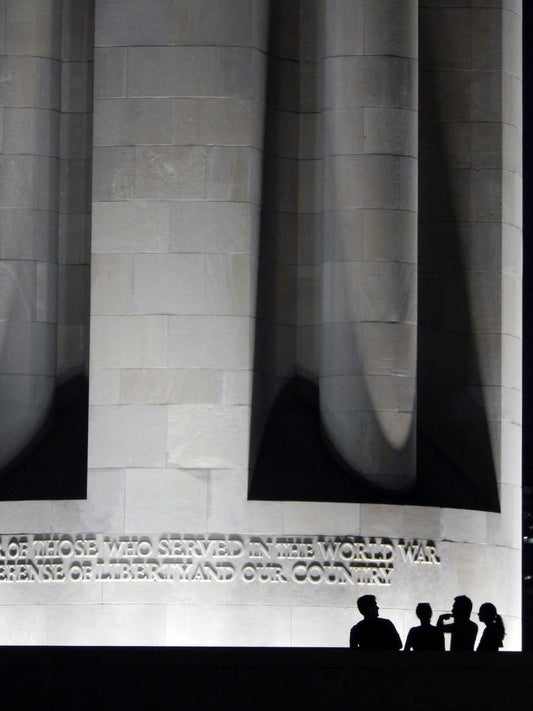 Silhouette on a Monument
