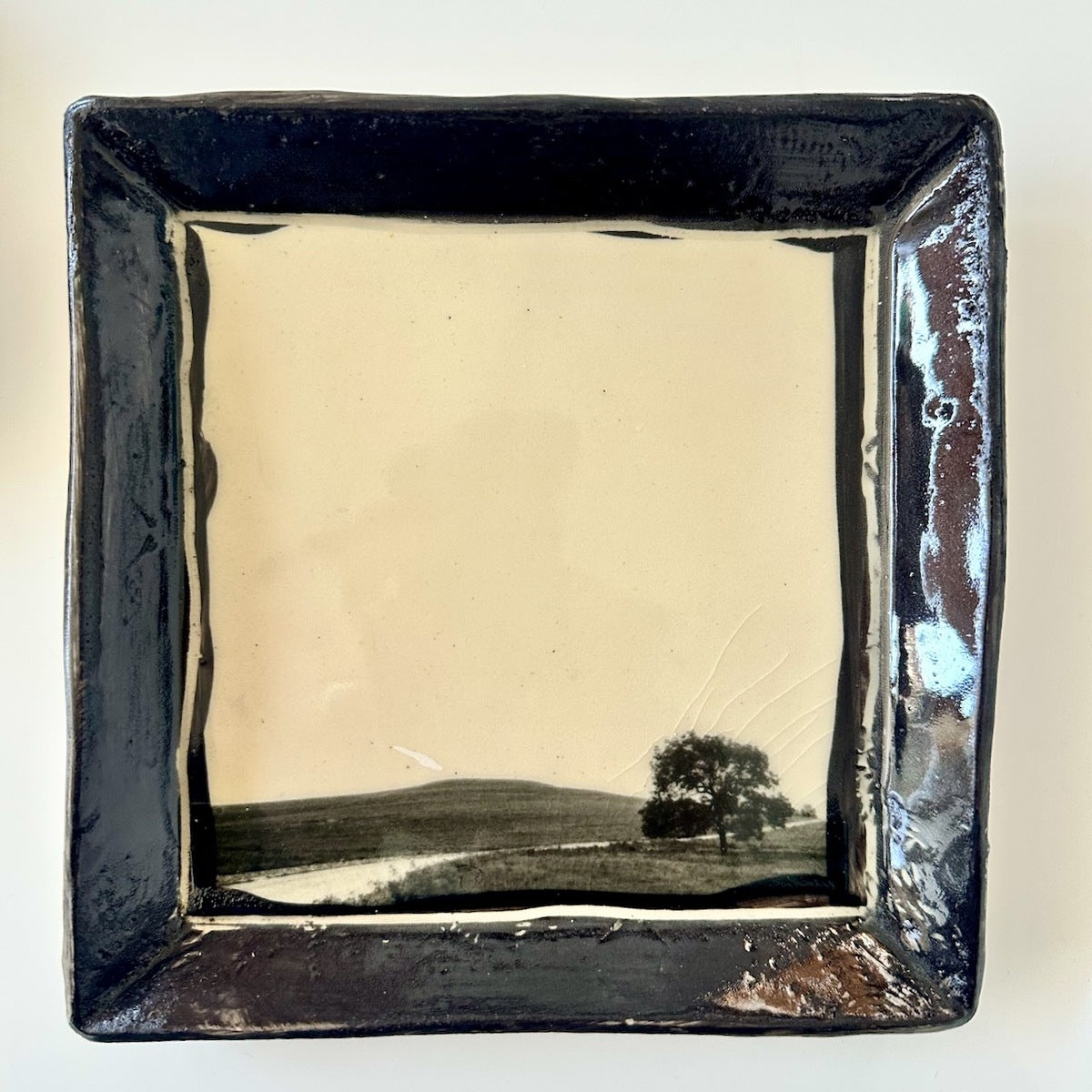 Plate with Flint Hills Tree