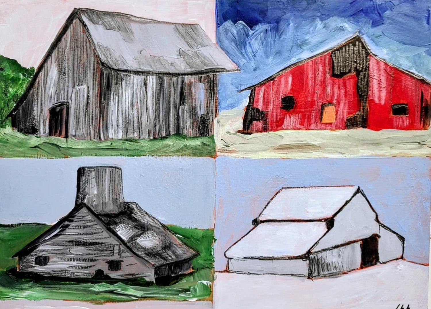Four Barns