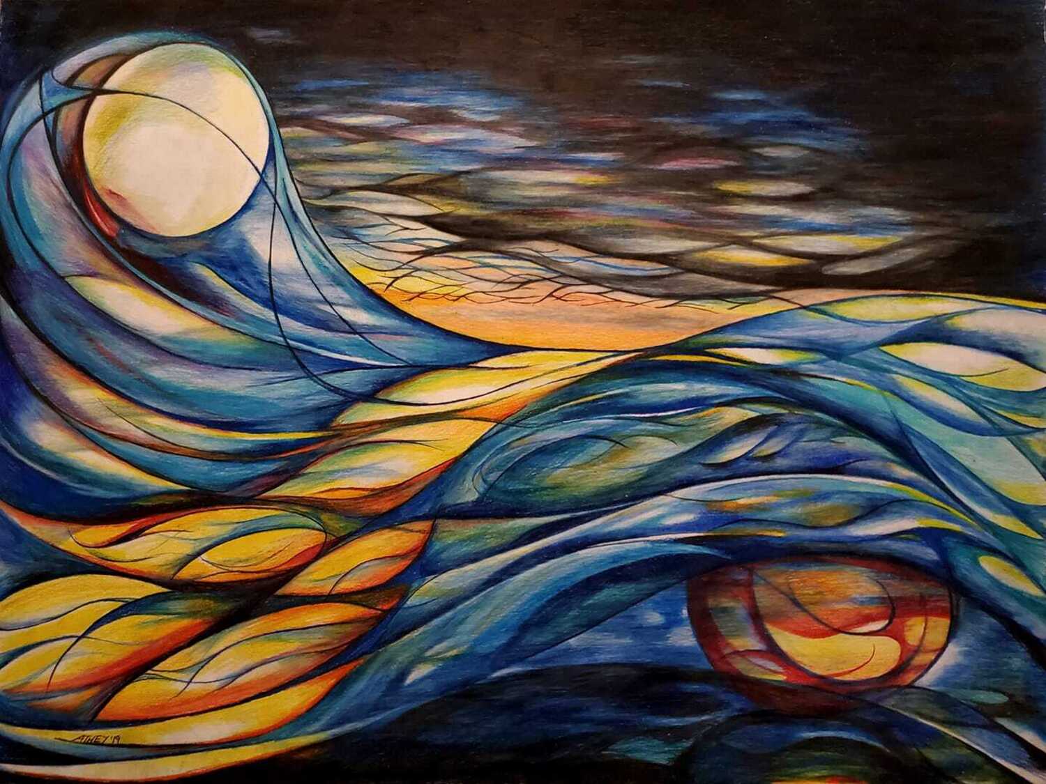 Prismacolor Pencil Print