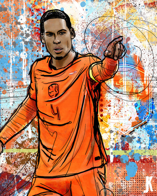 Oranje Commander Print