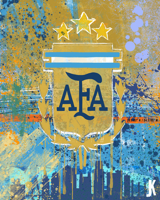 A Champion's Badge Print