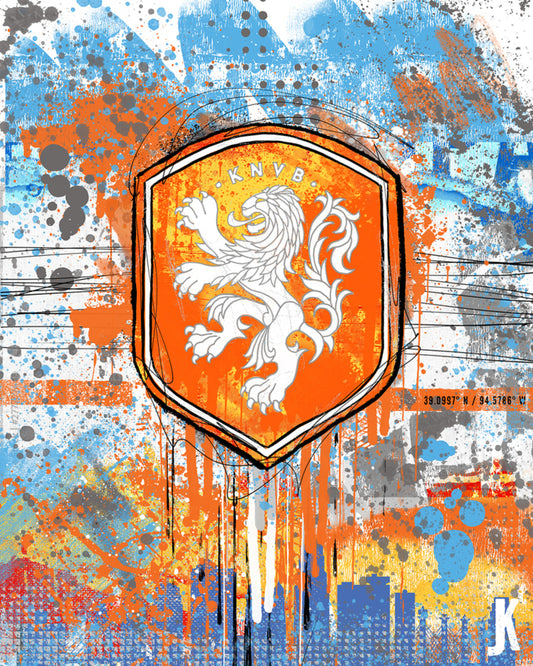 Oranje Rising Print
