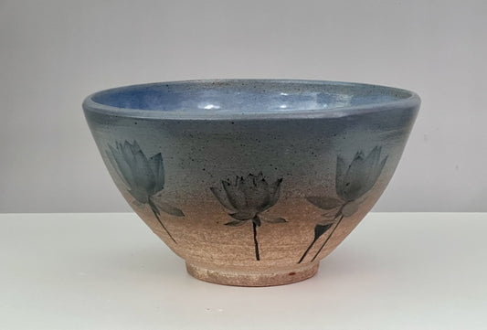 Medium Bowl with Lotus Blossoms