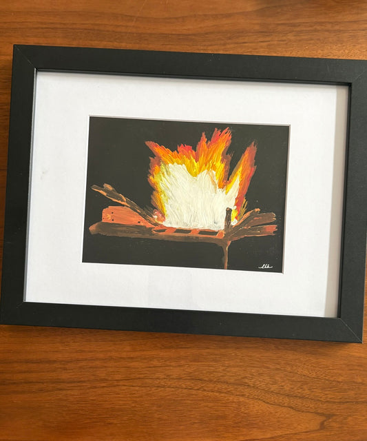Bonfire at the Farm