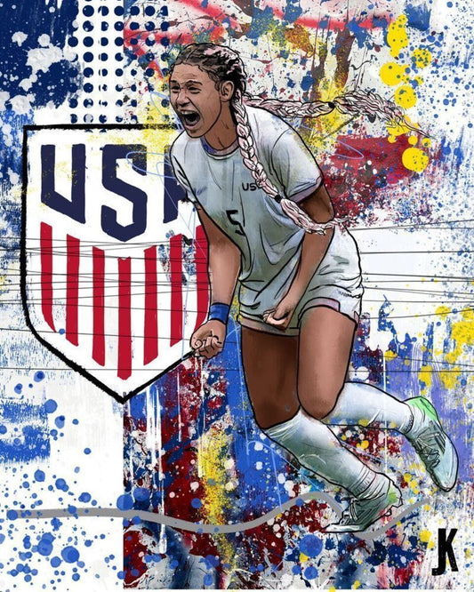 USWNT Rodman Print